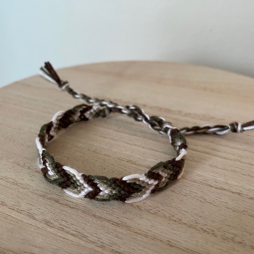 10/$25 Forest Wood Woven Bracelet